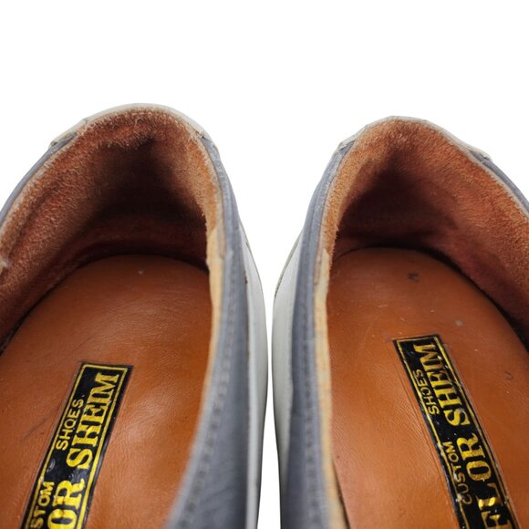 Vintage Florsheim Custom Playboy Bunny Dress Shoes Mens Leather Spectators main image 7